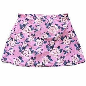 Floral Swim Skirt Bottom Size XL